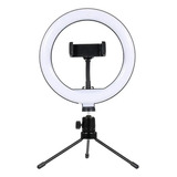 Ring Light Lampada Luz Led Iluminador Anel 16cm 6 Pol Tripé