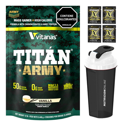 Titan Army 12lbs Vitanas Parecido Tnt Mass Serious Obsequio 