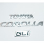 Emblema Toyota Corolla New Sensacin Gli Kit Metal Pulido  Toyota Corolla