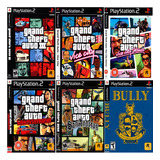 Kit Gta Coleção + Bully Ps2 Playstation 2.
