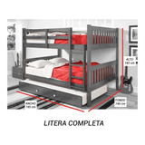 Litera Desire Gris Muebles Literas Twins Piezas Camas