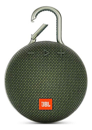Parlante Jbl Clip 3 Portátil Con Bluetooth Waterproof Forest Green 