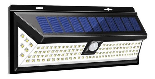 Foco Solar 120led Exterior Tenue/sensor/luz Para Pared