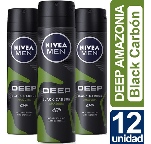 Desodorante Nivea Men Variedades Aromas X12 Envio Gratis..!!