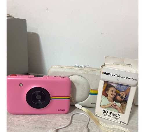 Cámara Instantánea Polaroid Snap (rosa) Color Rosa