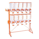 Dispenser Durapets Porta Ração 10 X 40 L - Laranja