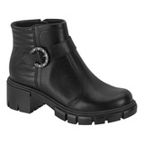 Bota Feminina Moleca Coturno Tratorado Salto Bloco 5338110