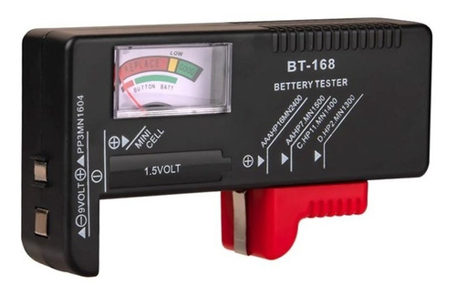 Probador Tester De Carga Baterías 1.5v Aa Aaa C D 9v