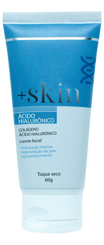 Creme Facial Anti Idade +skin Ácido Hialurônico E Colágeno