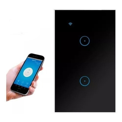 Interruptor De Luz Doble Táctil Con Wifi Google Home - Alexa