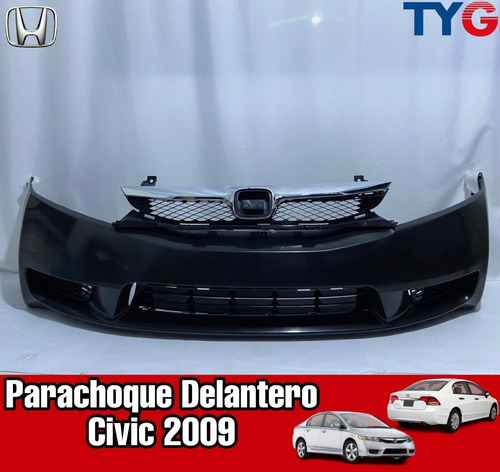 Parachoque Delantero Honda Civic 2009 Completo  Foto 2