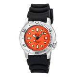 Ratio Freediver Reloj De Buceo Profesional Esfera Naranja De