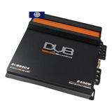 Amplificador 4 Canales Fuente D Poder Dub Dub8004 2400 Watts