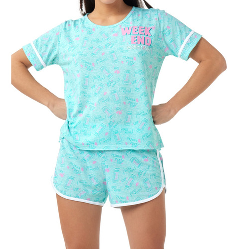 Pijama Verano Mujer So Sleepover  So Pink  11681
