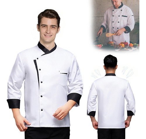 Uniforme De Chef De Manga Larga De Filipinas, Suaveusable