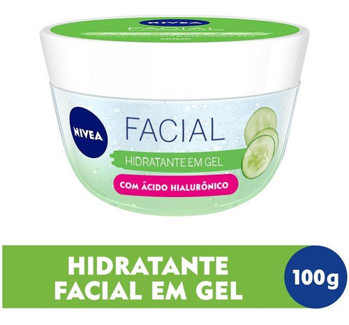 Hidratante Em Gel Facial Nivea Com Pepino E Ácido Hialurônic