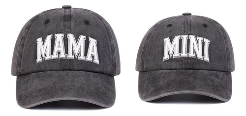 2pcs Gorras De Béisbol A Juego Para La Familia, Ajustable F