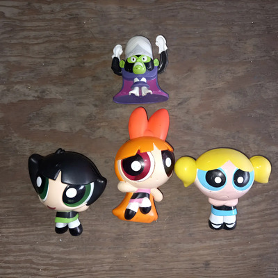 4 Figuras De Las Chicas Super Poderosas (de Uso ) | MercadoLibre