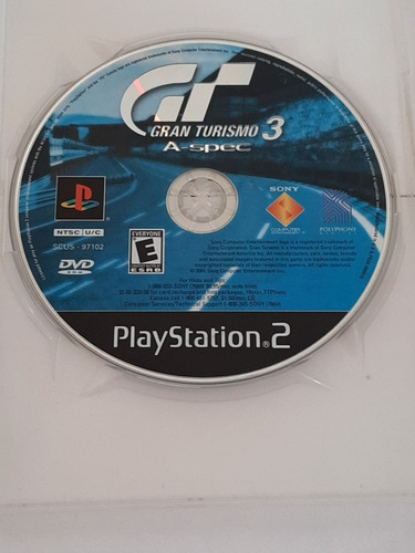 Jogo Ps2 Gran Turismo 3 A-spec Original Usado