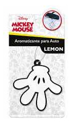 Aromatizante De Limón Mickey Mouse Disney Mano De Mickey