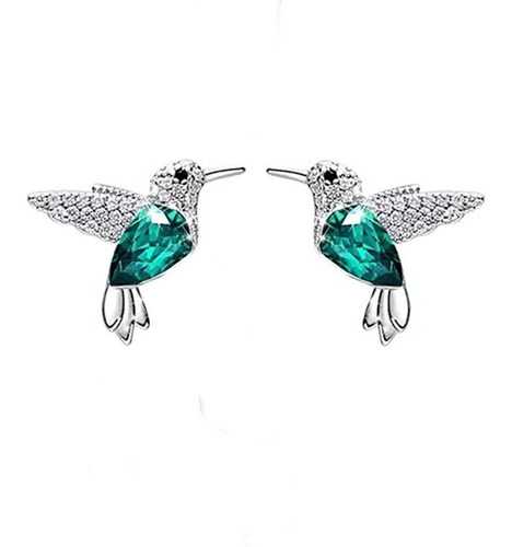 Broquel Modelo Colibrí Para Mujer 100% Plata Colores