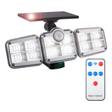 Reflector Led Solar 24w Con Sensor Movimiento + Panel Ip65