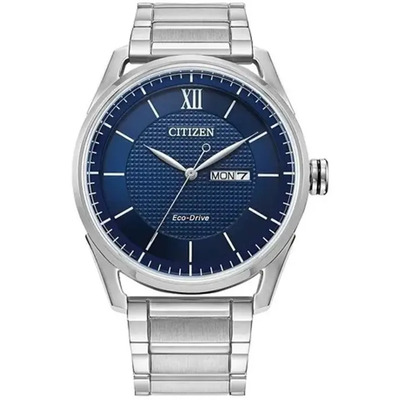 Citizen Classic Dress Blue Dial Aw0081-54l ........ Dcmstore Color de la correa Plata Color del bisel Plata Color del fondo Azul 61511 | Meses sin interés