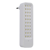 10 Luminarias De Emergencia 30 Leds C/plug 1w 50/100lm Biv