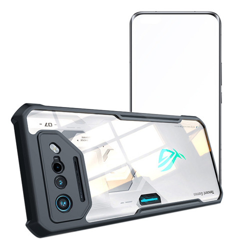 Funda Para Asus Rog Phone 7 6 6d Pro Tener Vidrio Membr .