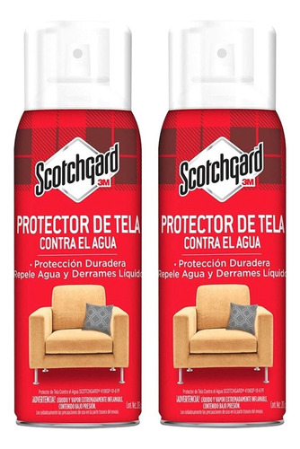 2 Pz Scotchgard Protector De Telas Y Tapicería 3m