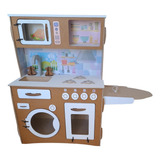  Cocinita Infantil Minichef Moderna Ch Madera Fibrofacil 