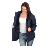 Campera Mujer Pluma Con Piel Import, Sacha Básicos 