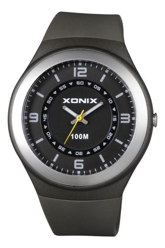 Reloj Xonix Hombre Caucho Verde Militar Sumergible Rw-104