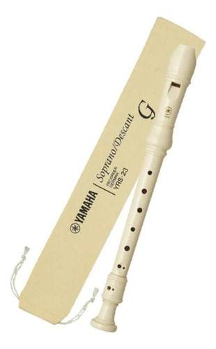 Flauta Yamaha Doce Soprano Germanica Yrs 23 G Yrs23g + Bag
