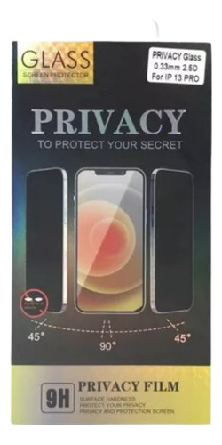 Lamina Protectora Con Privacidad Anti Espías Para iPhone 14.