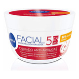 Crema Facial Cuidado 5 En 1 Antiarrugas 100ml Nivea