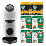 Cafetera Genio S White + Cápsulas Café Starbucks X6 Cajas