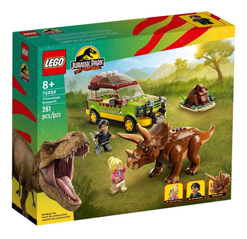 Lego Jurassic Park 76959 Analisis Del Triceratops