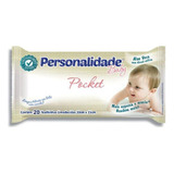 Toalhas Umedecidas Personalidade Baby Pocket - 20 Unidades