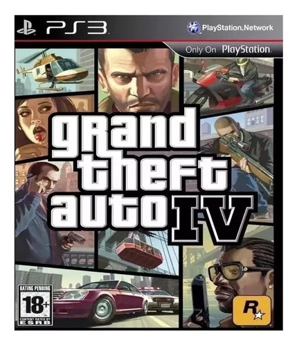 Grand Theft Auto 4 Ps3 Mídia Física Original 