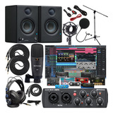 Interfaz De Audio De Estudio Presonus Audiobox 96 Con Kit De