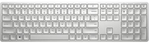 Teclado Inalámbrico Programable Hp 970 (plateado) Bluetooth