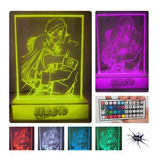 Lampara Multicolor Personalizada Anime Naruto X Hinata Hyuga