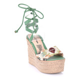 Price Shoes Sandalias Plataformas Mujer 962cr64verde