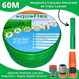 Mangueira Jardim Tripla Camada Aquaflex 60mts