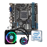 Kit Upgrade Intel I9-9900k Placa Mãe H310 Com Water Cooler