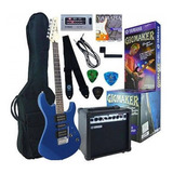 Guitarra Eléctrica Yamaha Erg121 Blue Pack Todo Incluido