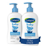 Shampoo E Sabonete Para Bebês Cetaphil, Pacote De 2.400 Ml,