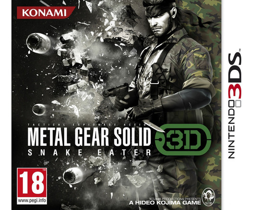 Metal Gear Solid 3d Snake Eater Nintendo 3ds Juego Físico