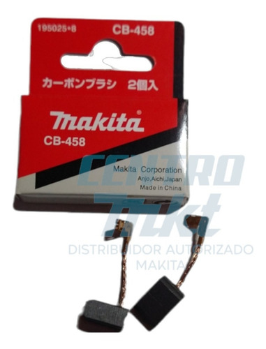 195025-8 Makita Cb-458 Juego De Escobillas De Carbon